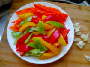 彩椒山藥 彩椒山藥