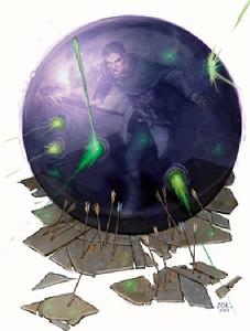 陰影法師施展影之盾