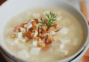 三文魚腰果豆腐羹 三文魚腰果豆腐羹