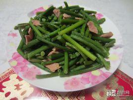 蒜薹鹹肉 蒜薹鹹肉