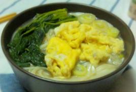 菠菜雞蛋湯麵 菠菜雞蛋湯麵