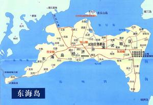 湛江東海島地圖