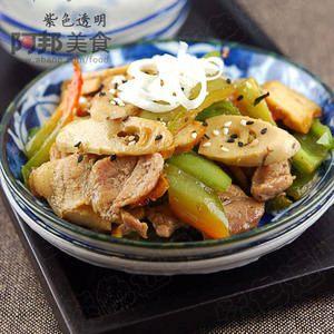 熏乾竹筍炒五花 熏乾竹筍炒五花