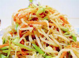 蘿蔔絲拌豆芽 蘿蔔絲拌豆芽