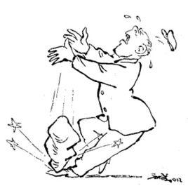 搬起石頭砸自己的腳 搬起石頭砸自己的腳