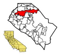 安納海姆市位置圖