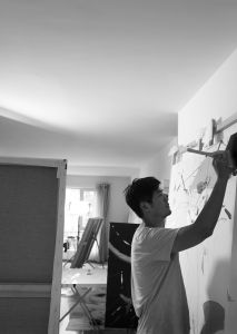 藝術家朱佩鴻工作照