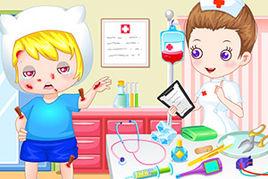 可愛小男孩看醫生 可愛小男孩看醫生