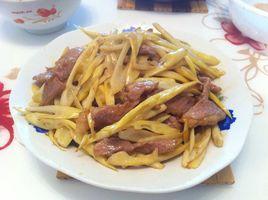 乾竹筍炒肉 乾竹筍炒肉