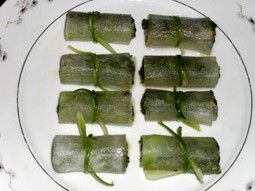 冬瓜香菜肉卷 冬瓜香菜肉卷