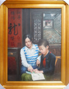 張振添油畫作品