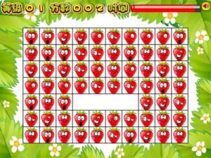 草莓表情連連看 草莓表情連連看