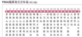 鄭州公交Y866路 鄭州公交Y866路