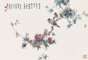 香枝雙棲圖 香枝雙棲圖