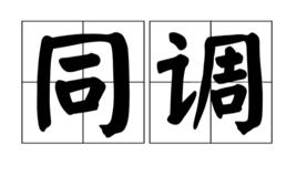 同調[漢語辭彙]
