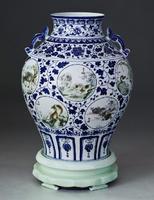 福運滿堂十二生肖青花粉彩盛世瓷尊 福運滿堂十二生肖青花粉彩盛世瓷尊