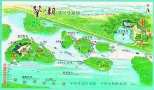鑑湖景區導遊圖