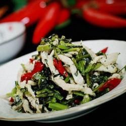 雪菜炒肉絲 雪菜炒肉絲