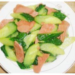 火腿腸炒黃瓜 火腿腸炒黃瓜