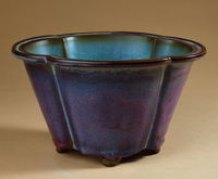 鈞窯海棠式花盆