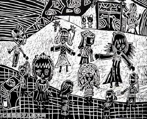 （圖）兒童版畫