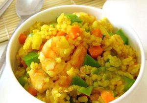 蝦仁咖喱土豆米飯 蝦仁咖喱土豆米飯