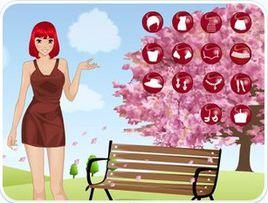 櫻花樹下的少女 櫻花樹下的少女