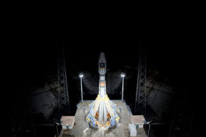俄羅斯“聯盟”運載火箭搭載歐洲伽利略全球衛星導航系統首批兩顆衛星