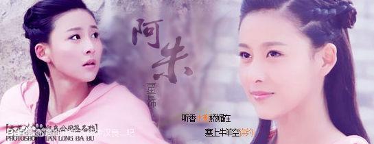 賈青版阿朱圖簽