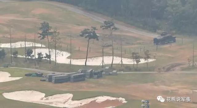 運抵韓國的薩德反導系統構件