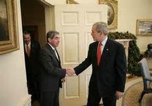 阿里亞斯和美國總統布希