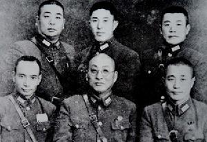 （圖）中國遠征軍高級將領，右下角為杜聿明