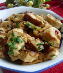 鹽擠燒豆腐 鹽擠燒豆腐