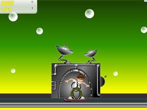 線上玩火焰滑板少年小遊戲