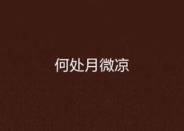 何處月微涼 何處月微涼