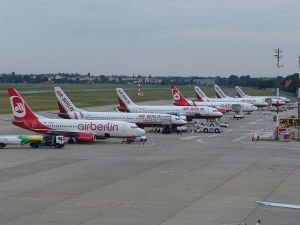 柏林—泰格爾機場的機群