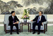 郝龍斌（圖左）與俞正聲