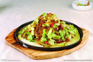 鐵板包菜 鐵板包菜