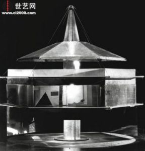 富勒，戴馬克松房屋模型，第三版，1929，綜合媒質   攝影：富勒地產