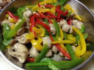 爆炒脆豬生腸 爆炒脆豬生腸