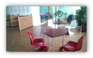 寬敞舒適的休息區