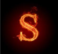 燃燒的S
