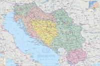 南斯拉夫社會主義联邦共和國地圖