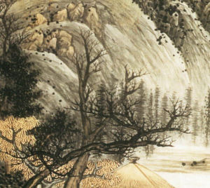 幽谷茅庵圖 幽谷茅庵圖