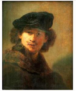 倫勃朗自畫像 倫勃朗自畫像