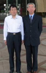 徐偉法和溫元凱在東莞帝景國際酒店