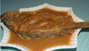 豆醬燒黃秋魚