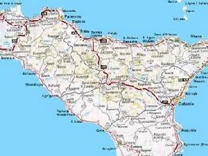 西西里島交通圖