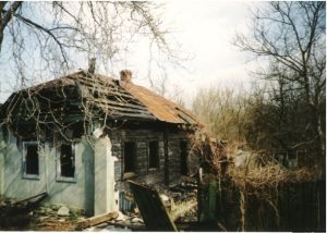 在車諾比附近被遺棄村莊普里皮亞特