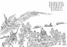 《孔子聖跡圖》之《在陳絕糧》